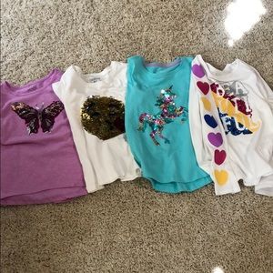 Girls lot of long sleeve shirts